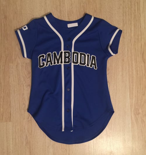 Image of REP CAMBODIA WOMEN BASEBALL JERSEYS 
