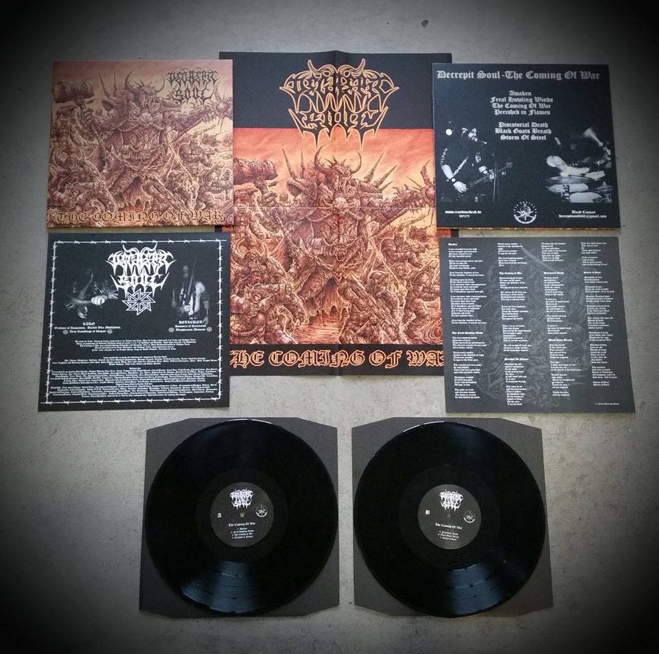 Image of Decrepit Soul- "The Coming of War" LP + Poster