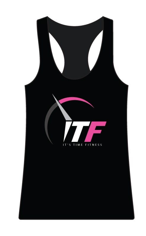 Image of ITF Pink Logo Racerback Tank