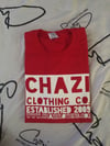 Chazi Block Red/White Tshirt