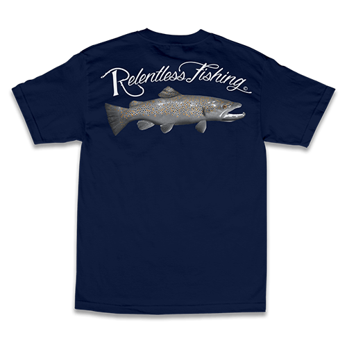 Image of Brown Trout Crew Neck Pocket Tee