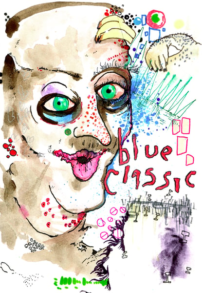 Image of Sketchbook zine #3 (blue classic)