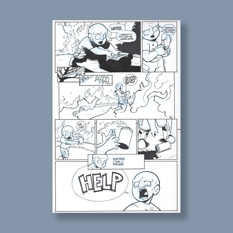 Image of JL8 #189, p. 2 original art