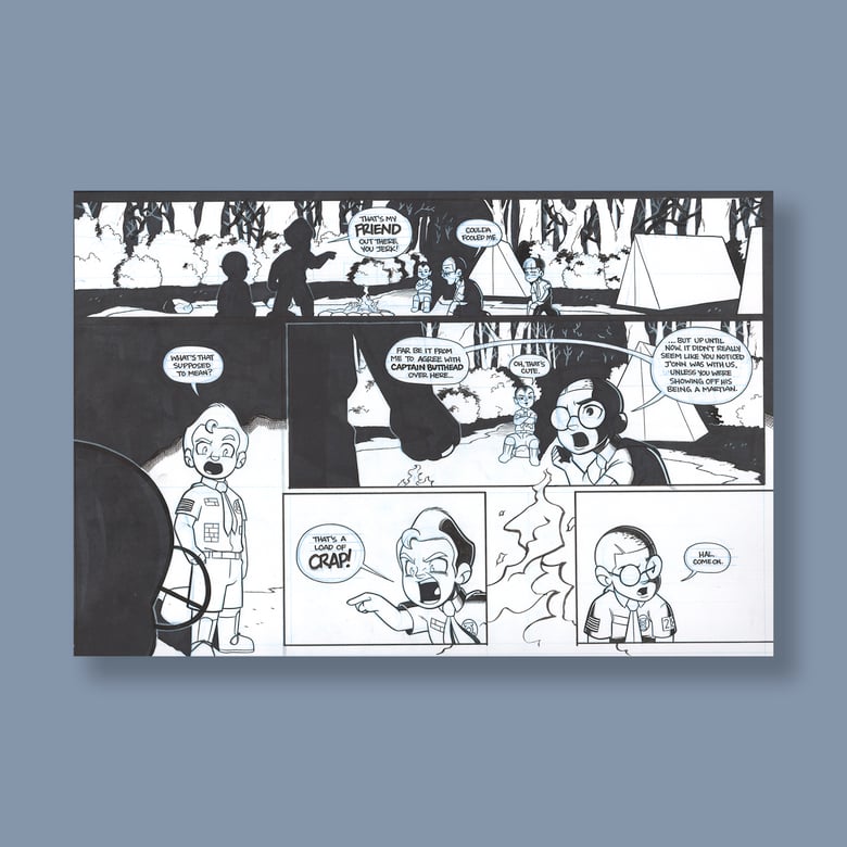 Image of JL8 #190, p. 2 original art 