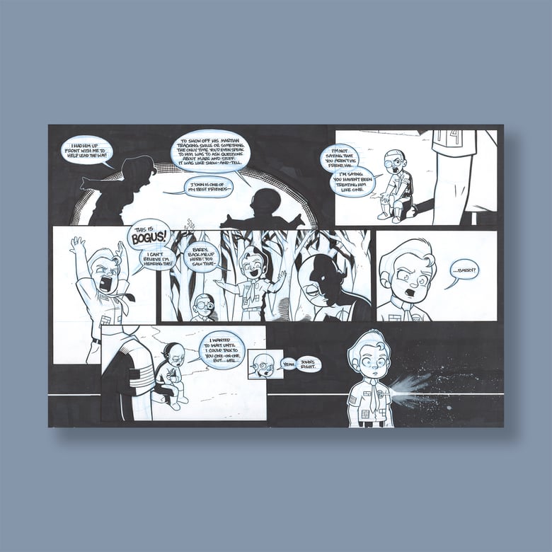 Image of JL8 #190, p. 3 original art 