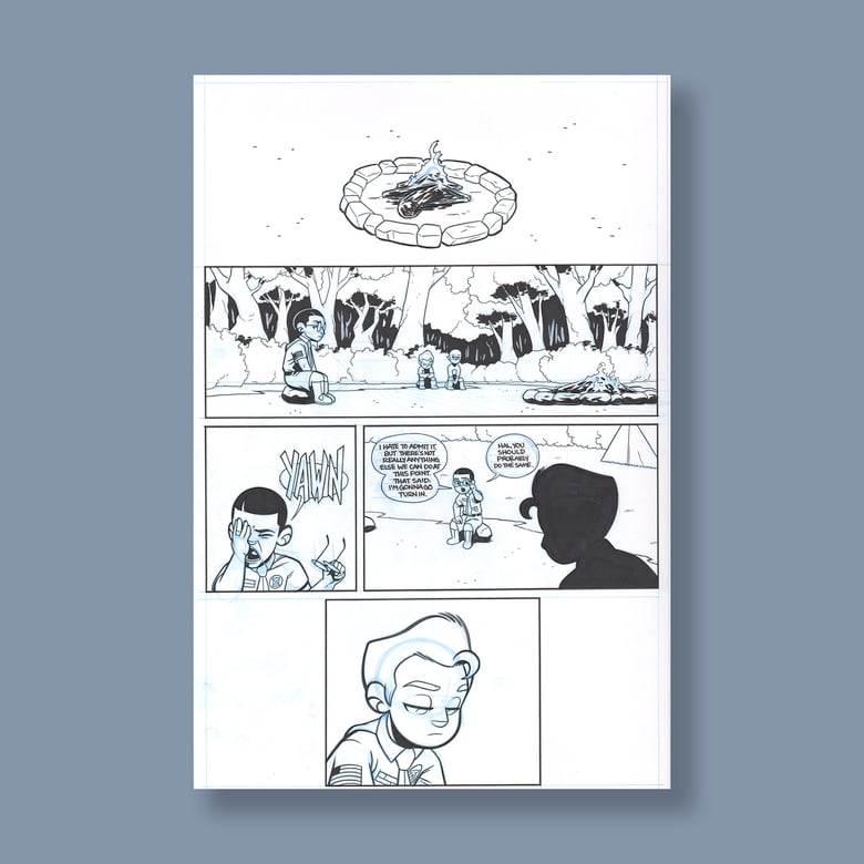 Image of JL8 #192, p. 3 original art 
