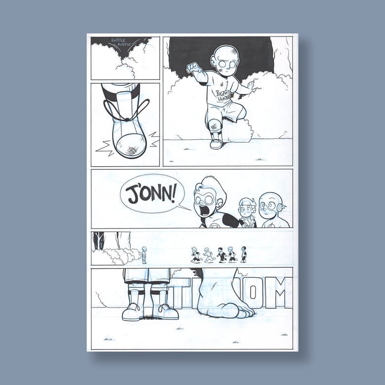 Image of JL8 #194, p. 6 original art 