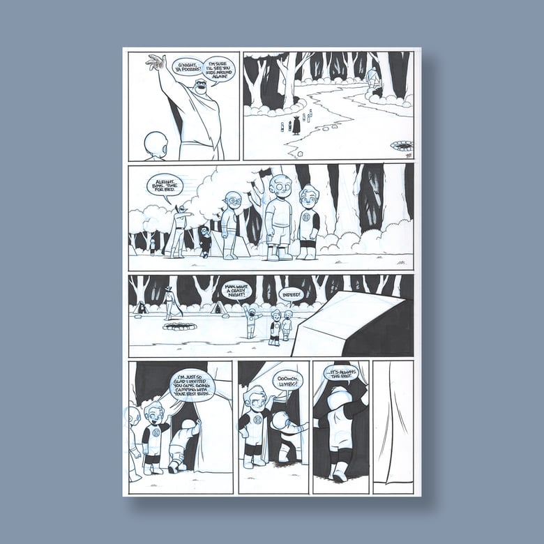 Image of JL8 #200, p. 10 original art 