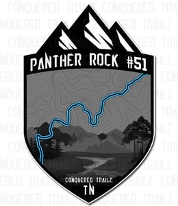 Image of "Panther Rock #51" Trail Badge
