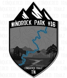 Image of "Windrock Park #16" Trail Badge