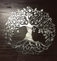 Image of Tree of life "brushed finish"