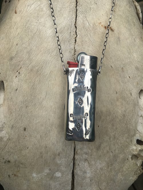 Image of SONORA SUNRISE AND TURQUOISE MINI LIGHTER NECKLACE