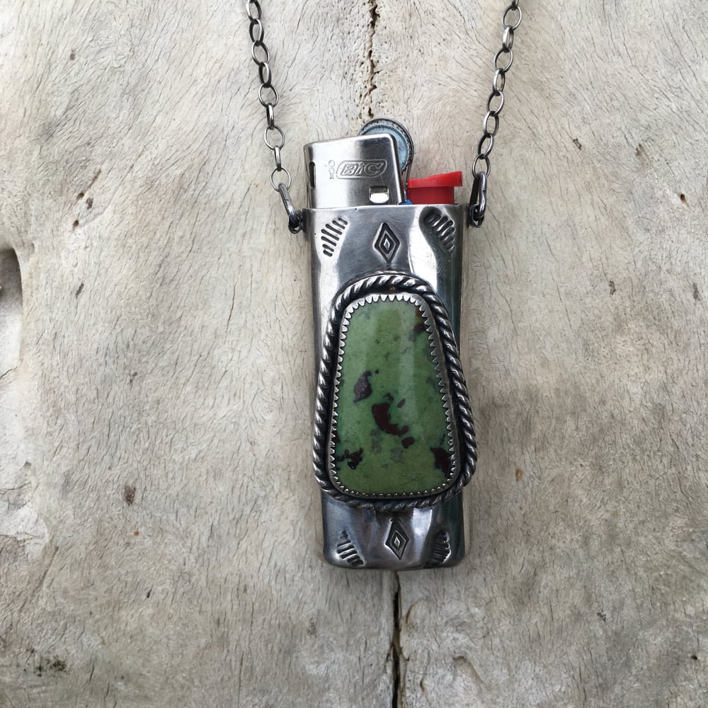 Image of SONORA CACTUS MINI LIGHTER NECKLACE