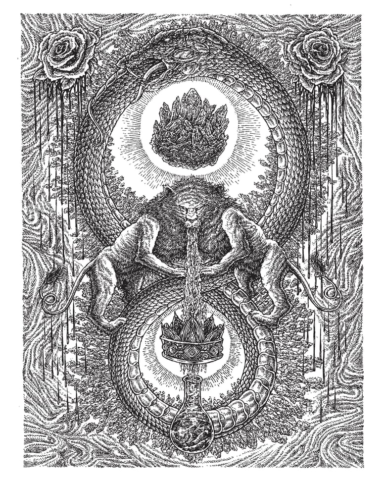 Image of SOLD OUT - "RUBEDO" screen print