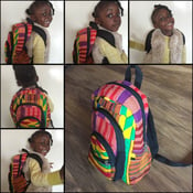 Image of Children's African Kente Print Rucksack