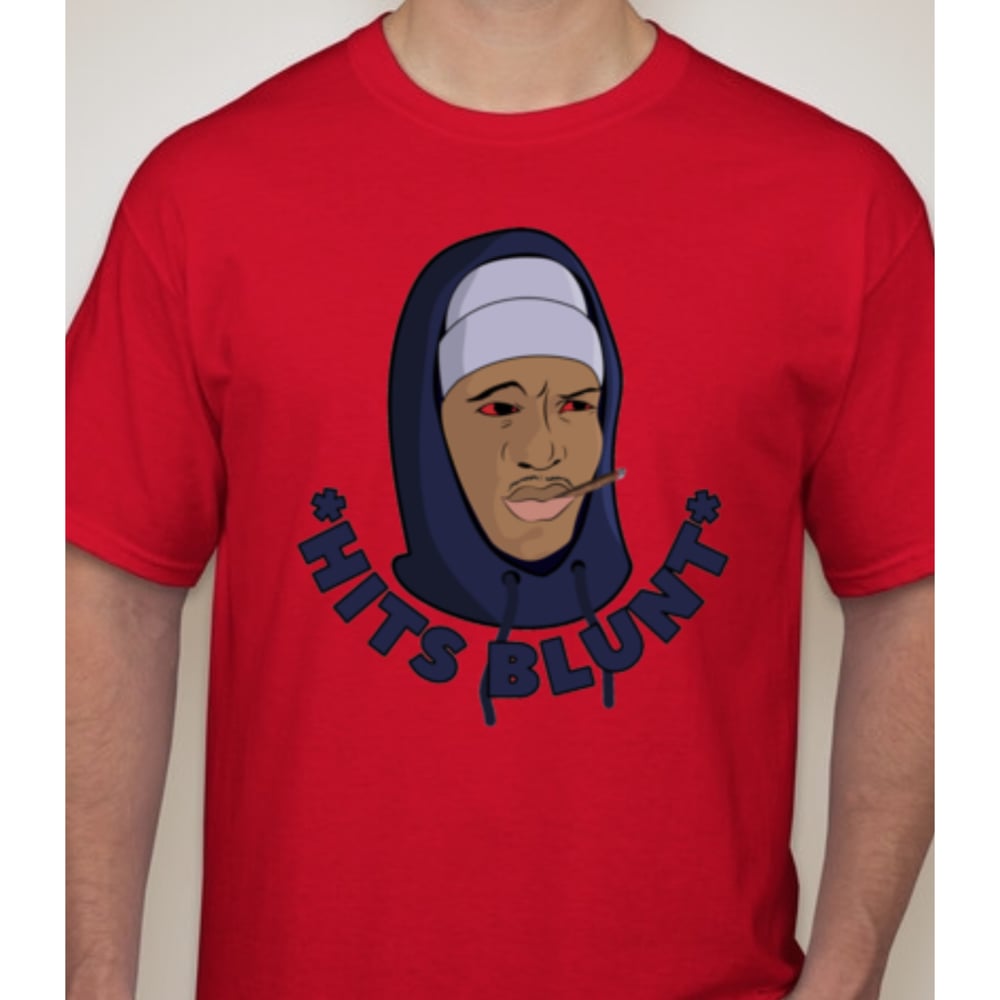 Image of Hits Blunt Red T-Shirt