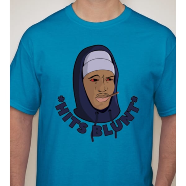 Image of Hits Blunt Blue T-Shirt