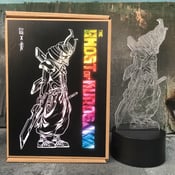 Image of The Ghost of Kurosawa acrylic on color changing LED light