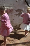 Market Skirt-pink check
