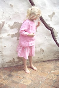 Image 2 of Market Skirt-pink check