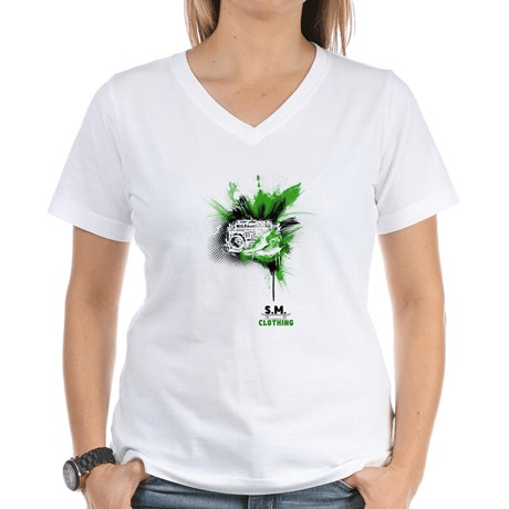 Image of Women's HELLO! V-Neck T-shirt 