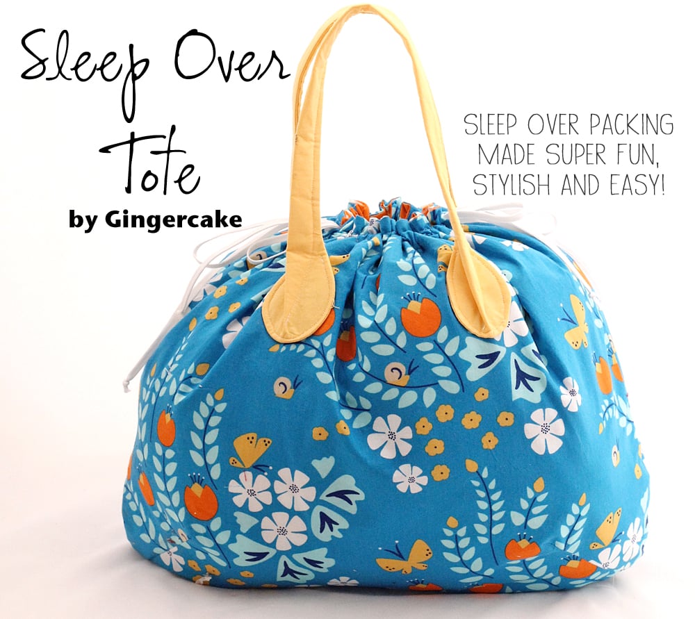 Image of Sleep Over Tote PDF Sewing Pattern