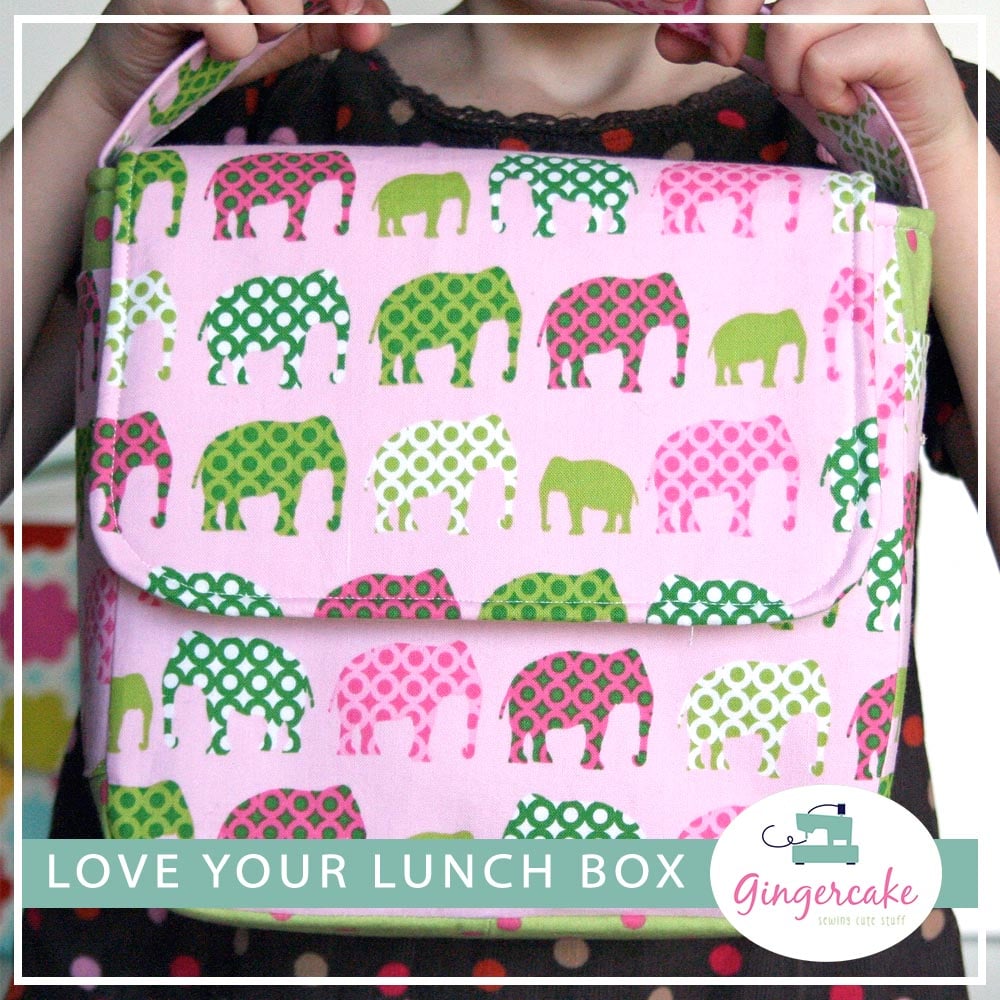 Love Your Lunch Box PDF Sewing Pattern and Bonus snack Bag Pattern ...