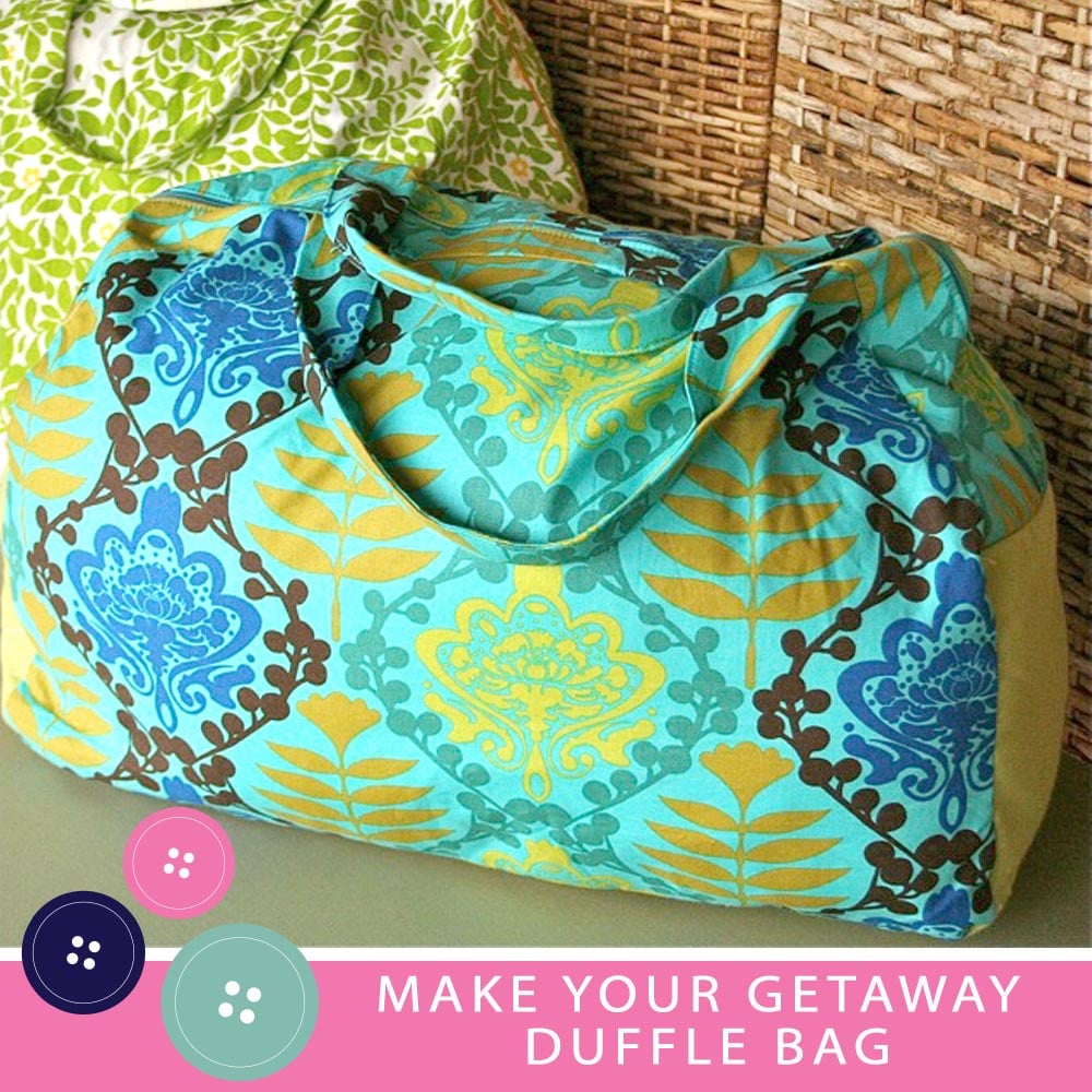 Image of Make Your Getaway Duffle Children and Adult Sizes PDF pattern!