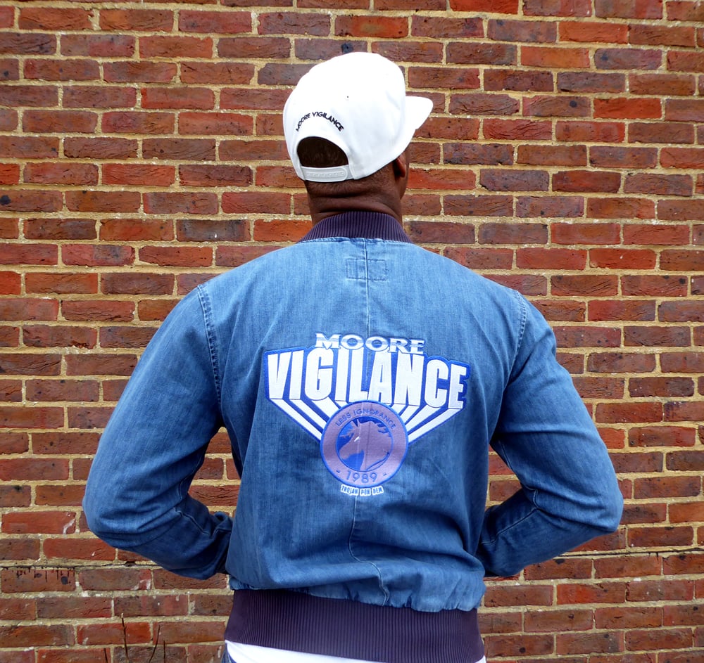 Image of Denim Zip Up Jacket