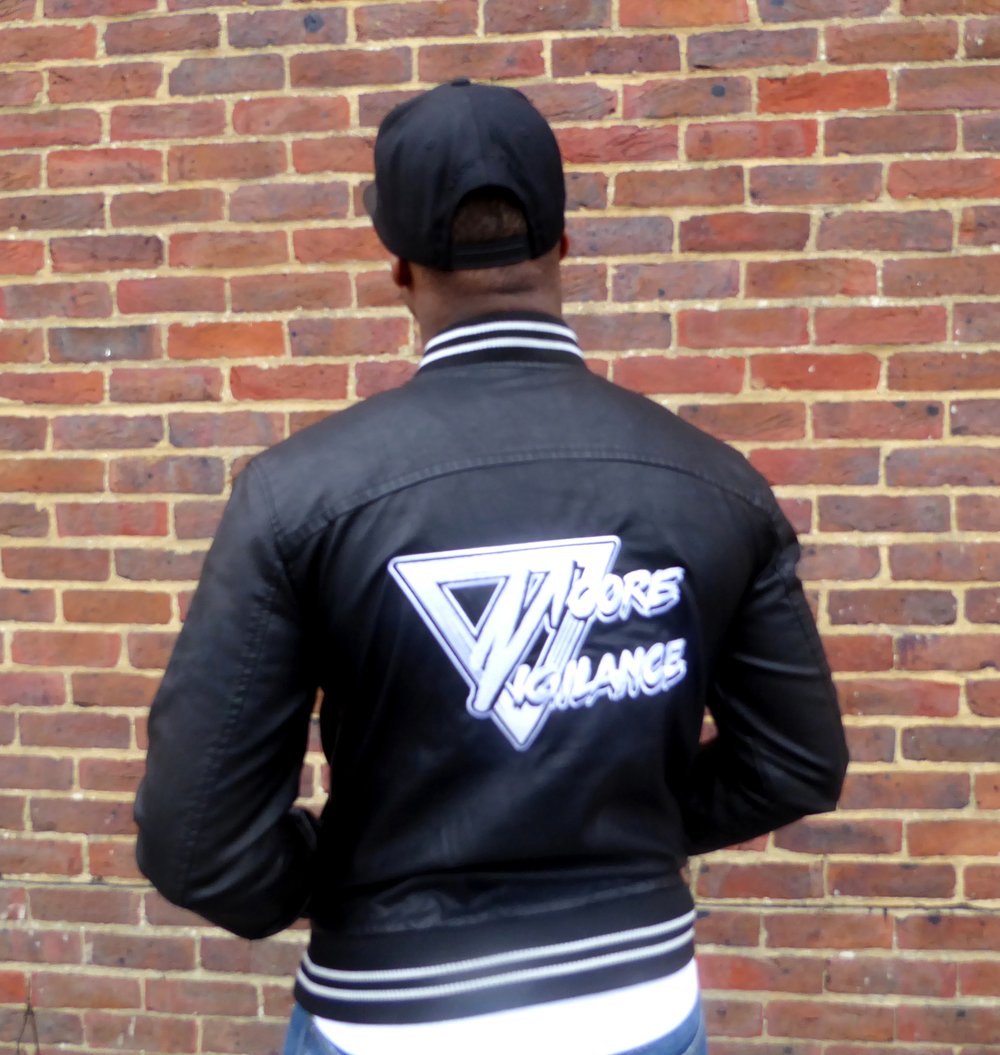 Image of Leather Varsity Jacket