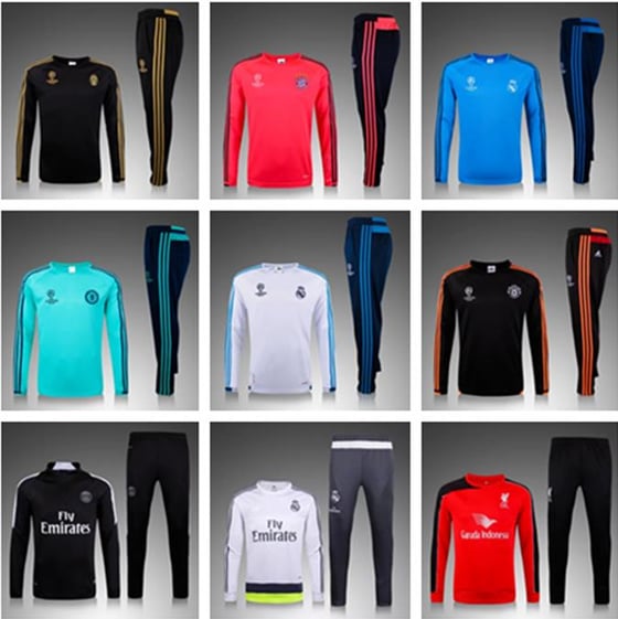 Image of Tracksuits & Training tops available 