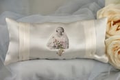 Image of Silk Boudoir Lavender Cushion: Bride