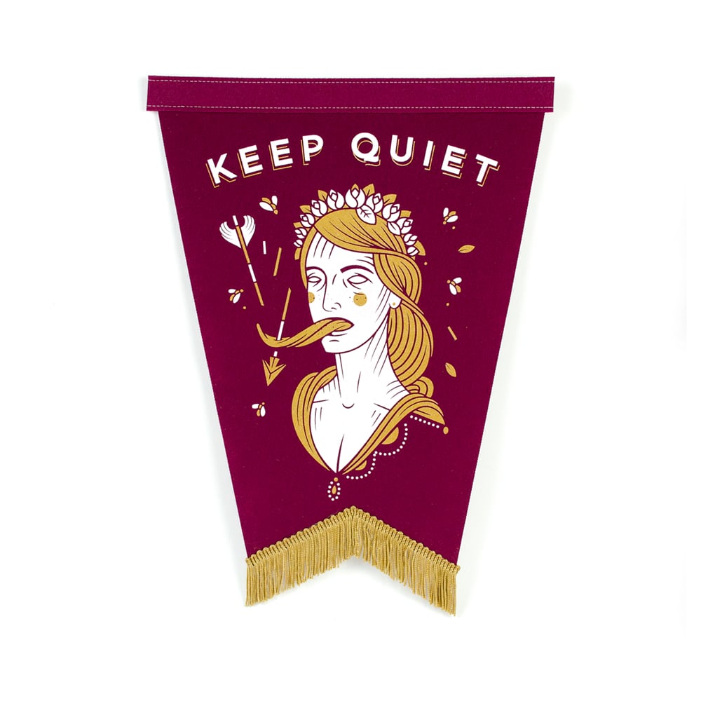 Image of Keep Quiet Pennant