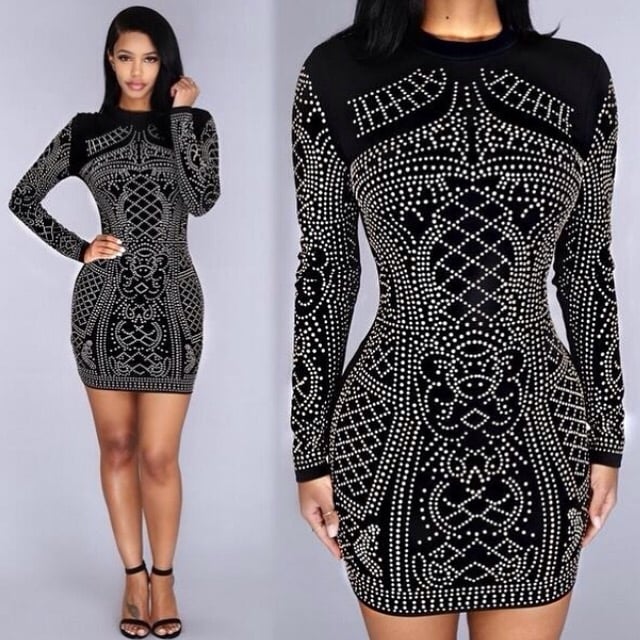 Image of Madd Studded Dress