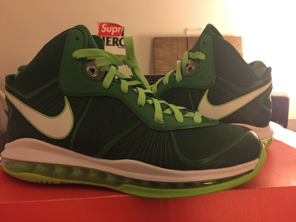 Image of lebron 8 victory green sample