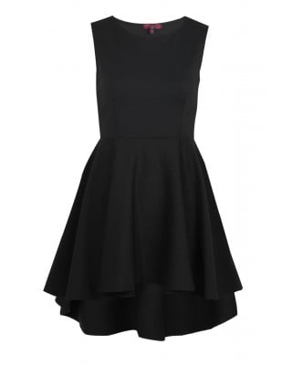 Image of Black skater dress