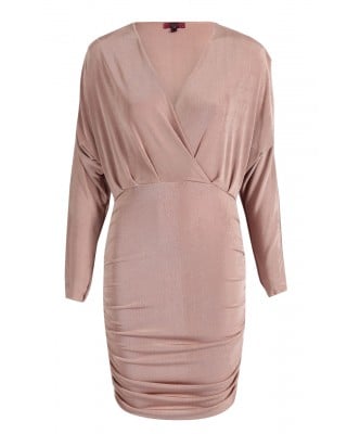 Image of Pink slinky bodycon dress