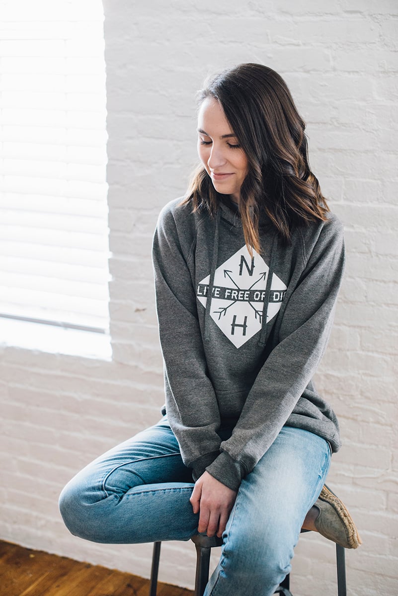 Diamond Logo - Hoodie | New Hampshire Apparel