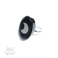 Image 1 of Crescent Moon Resin Ring *WAS £15 NOW £10*
