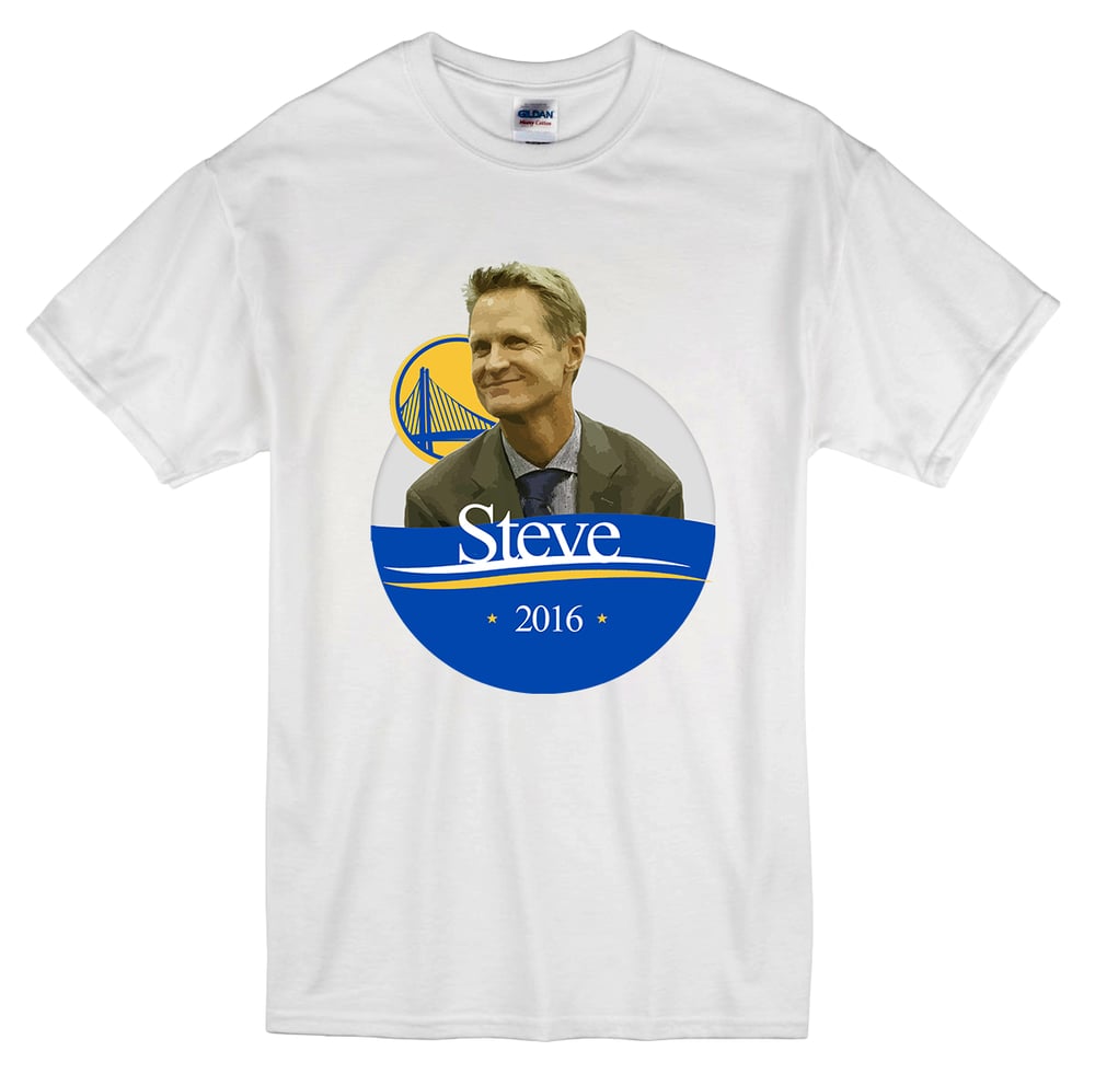 Image of "Steve for President" Golden State Warriors 73-9 t-shirt
