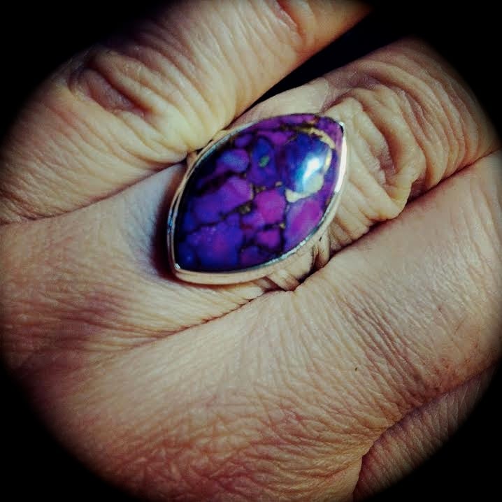 Purple copper turquoise clearance meaning