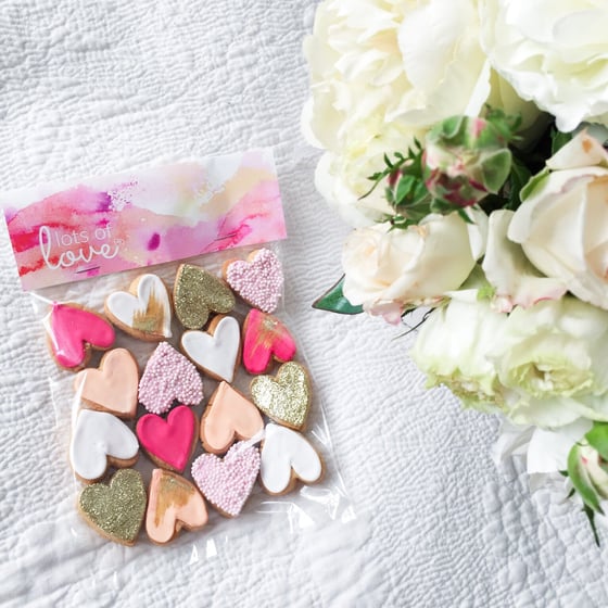 Image of Cookies - Lots of Love (Pink + Peach)