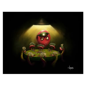Image of "Octopus Poker" Print
