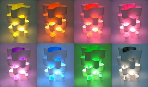 Image of Orbit Lamp - Colour Inserts 50cm