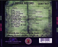 Image 2 of Quiet Riot "ReHab" CD