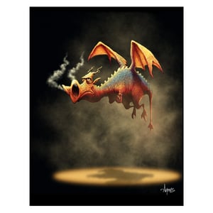 Image of "Steamed" Dragon Print