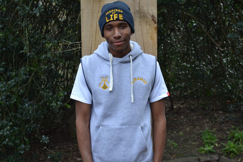 Image of Grey 'BEE'  Multistyle Hoody