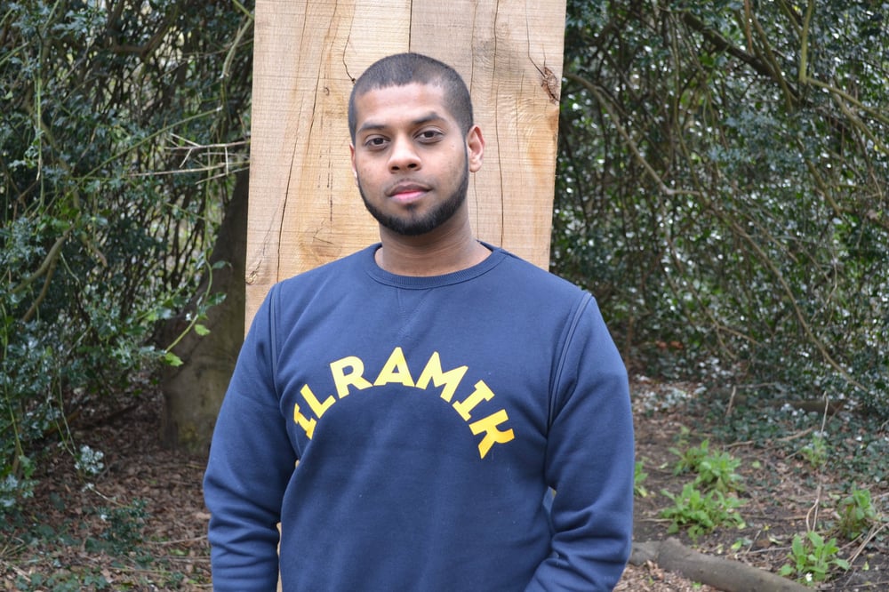Image of Navy  MultiStyle 'Vibrant' Sweatshirt
