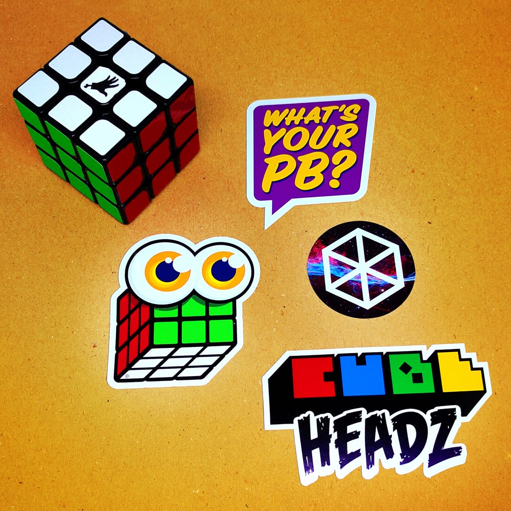 Image of CUBE HEADZ STICKER PACK