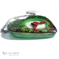 Image 3 of Ruby Slippers Diorama Resin Pendant